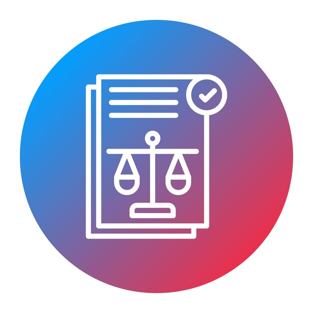 Imagen vectorial del icono de regulación Se puede utilizar para la compilación y la regulación
