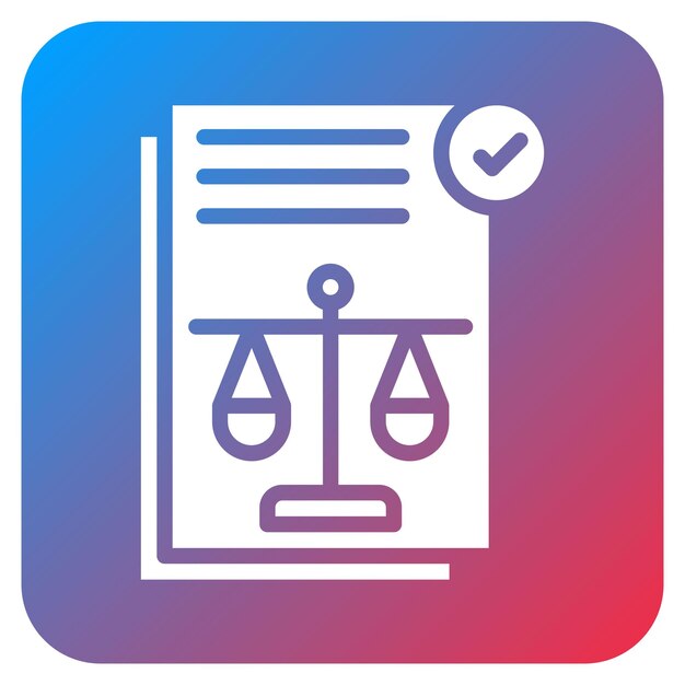 Imagen vectorial del icono de regulación Se puede utilizar para la compilación y la regulación