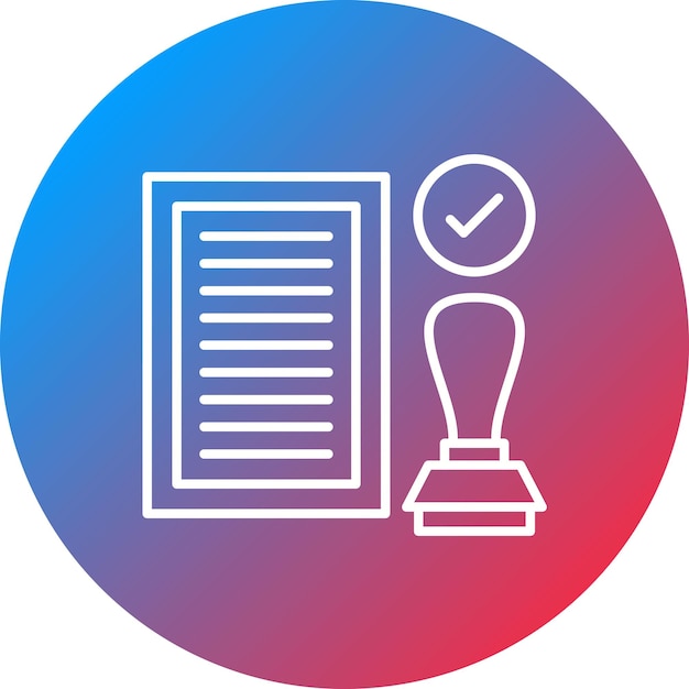 Imagen vectorial del icono de la regulación Se puede utilizar para la legislación de la ley