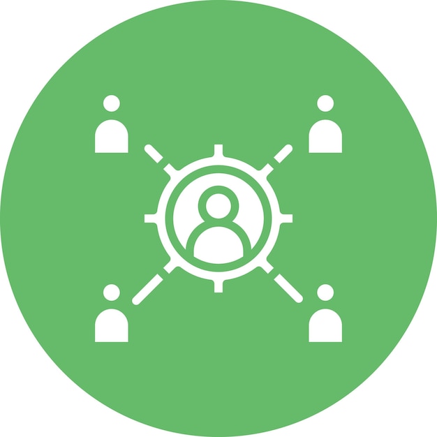 Imagen vectorial del icono de la relación con el proveedor Se puede utilizar para la fabricación y la distribución