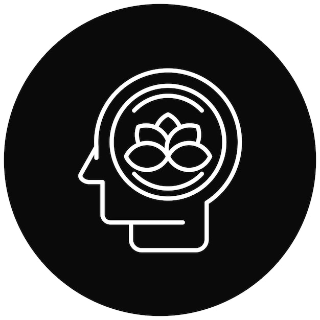 Imagen vectorial del icono de relajación Se puede utilizar para la comodidad