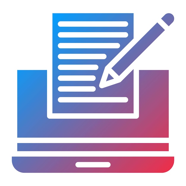 Imagen vectorial de icono de relleno automático de formulario Se puede usar para Cyberpunk