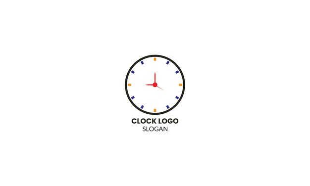 Imagen vectorial de icono de reloj adecuada para aplicaciones móviles, aplicaciones web y medios impresos