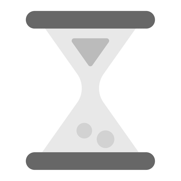 Imagen vectorial del icono del reloj de arena Se puede usar para logros