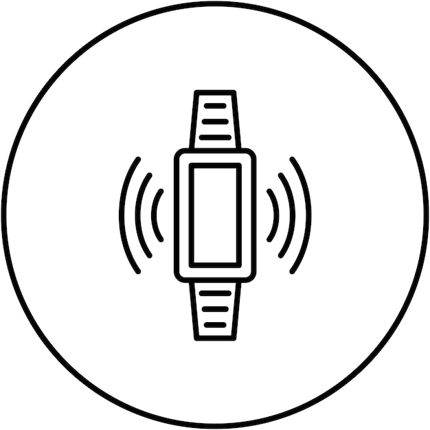 Imagen vectorial de icono de reloj inteligente Se puede utilizar para Internet de las Cosas