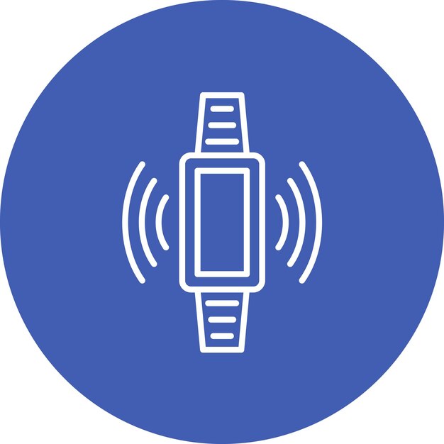 Imagen vectorial de icono de reloj inteligente Se puede utilizar para Internet de las Cosas