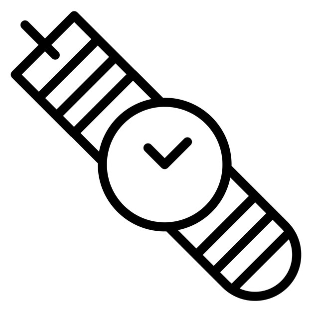 Imagen vectorial de icono de reloj Se puede usar para Retro