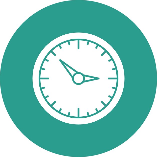 Imagen vectorial del icono del reloj Se puede utilizar para los servicios hoteleros
