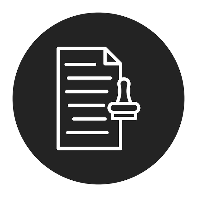 Imagen vectorial del icono de rendición de cuentas Puede utilizarse para el Plan de Acción