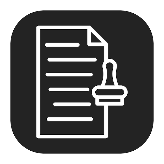 Imagen vectorial del icono de rendición de cuentas Puede utilizarse para el Plan de Acción