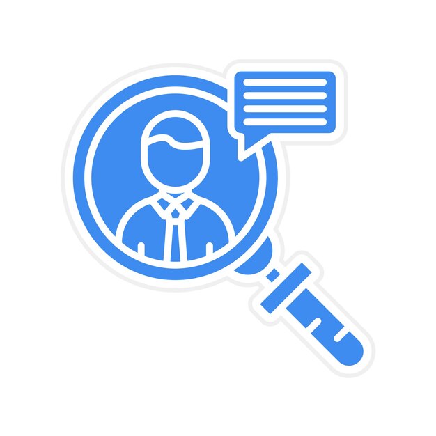Imagen vectorial del icono de rendimiento del empleo Puede utilizarse para los recursos humanos