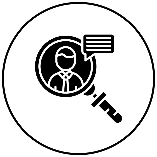 Imagen vectorial del icono de rendimiento del empleo Puede utilizarse para los recursos humanos