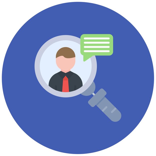 Imagen vectorial del icono de rendimiento del empleo Puede utilizarse para los recursos humanos