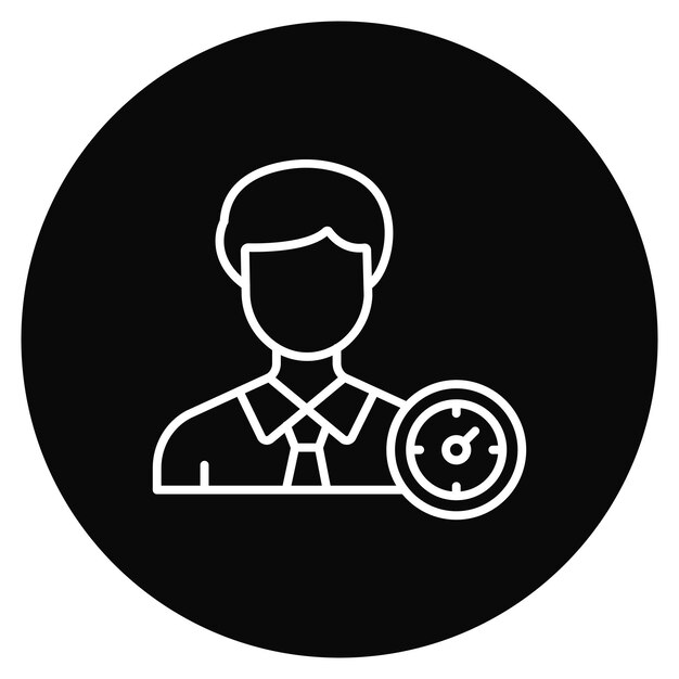 Imagen vectorial del icono de rendimiento SEO Se puede utilizar para el servicio de marketing en Internet