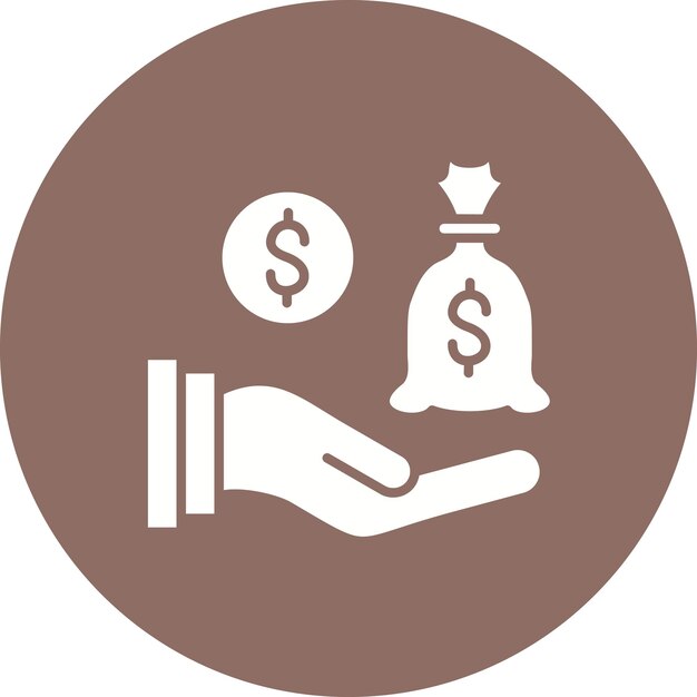 Imagen vectorial del icono de rentabilidad Se puede utilizar para el emprendimiento
