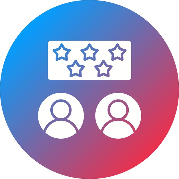 Imagen vectorial del icono de reputación Se puede utilizar para el emprendimiento