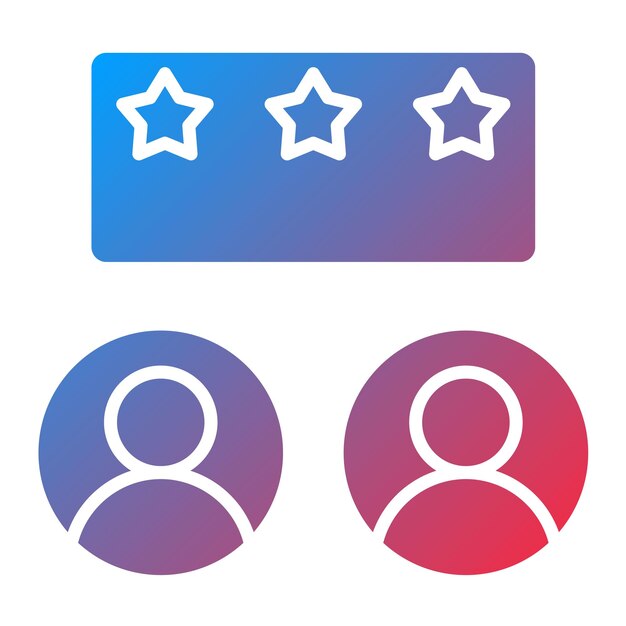 Imagen vectorial del icono de reputación Se puede utilizar para el emprendimiento