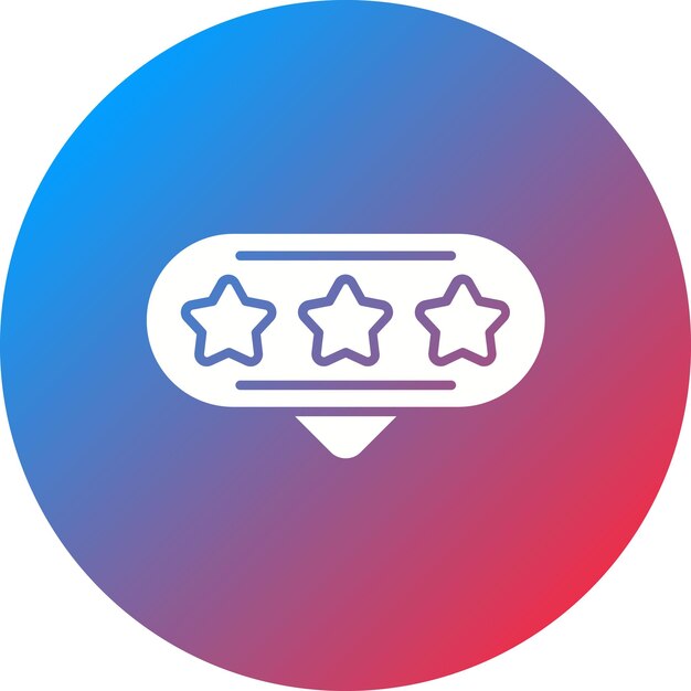 Imagen vectorial del icono de las reseñas Se puede utilizar para el marketing digital