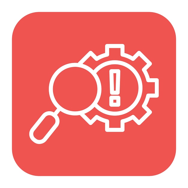 Imagen vectorial del icono de resolución de problemas a distancia Se puede utilizar para el trabajo a distancia