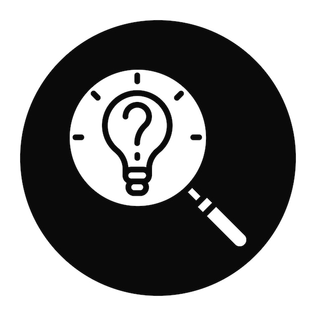 Imagen vectorial de icono de resolución de problemas Se puede usar para rasgos de personalidad