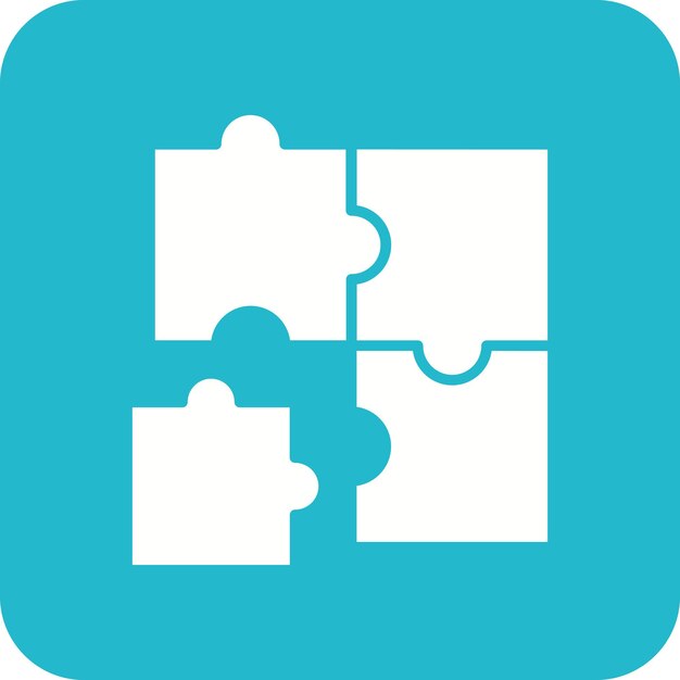 La imagen vectorial del icono de resolución de problemas se puede utilizar para las habilidades de la vida