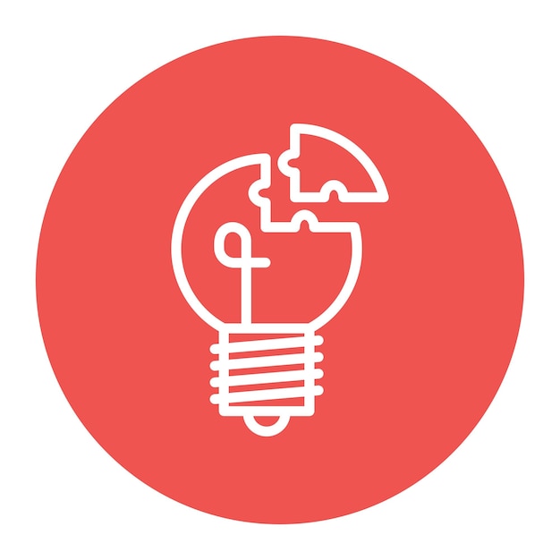 La imagen vectorial del icono de resolución de problemas se puede utilizar para los logros