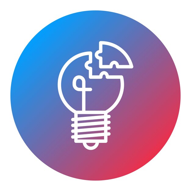 La imagen vectorial del icono de resolución de problemas se puede utilizar para los logros