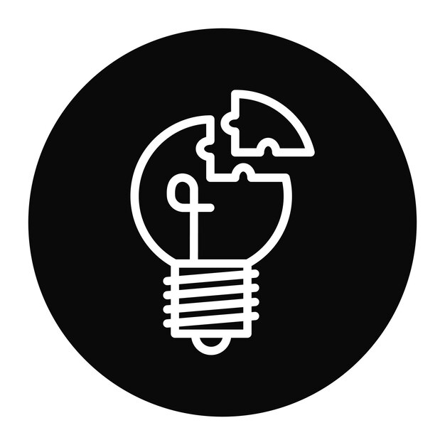 La imagen vectorial del icono de resolución de problemas se puede utilizar para los logros
