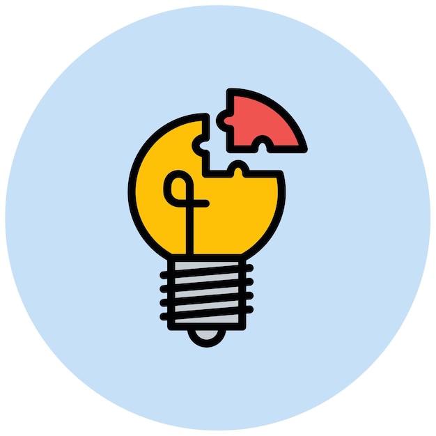 La imagen vectorial del icono de resolución de problemas se puede utilizar para los logros