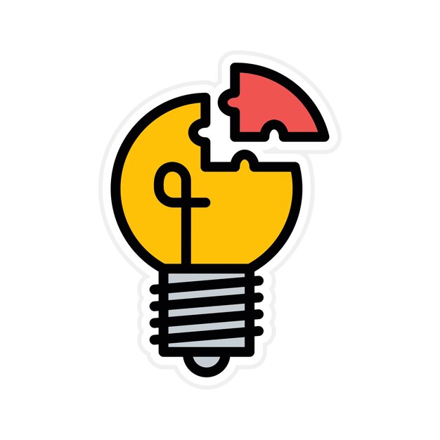La imagen vectorial del icono de resolución de problemas se puede utilizar para los logros