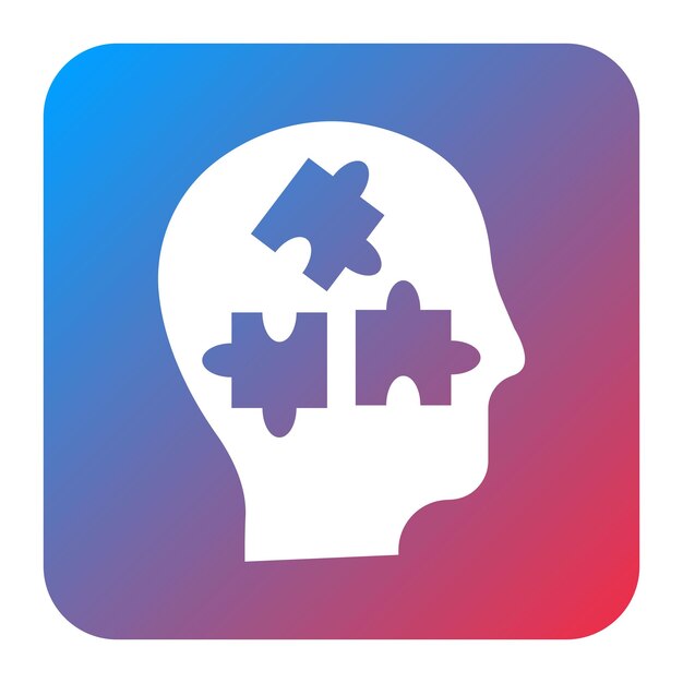 La imagen vectorial del icono de resolución de problemas se puede utilizar para el plan de acción