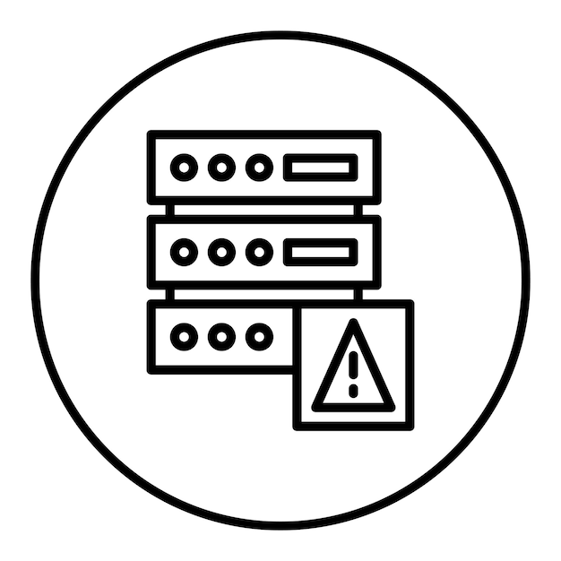 Imagen vectorial del icono de resolución de problemas de red Se puede utilizar para la creación de redes