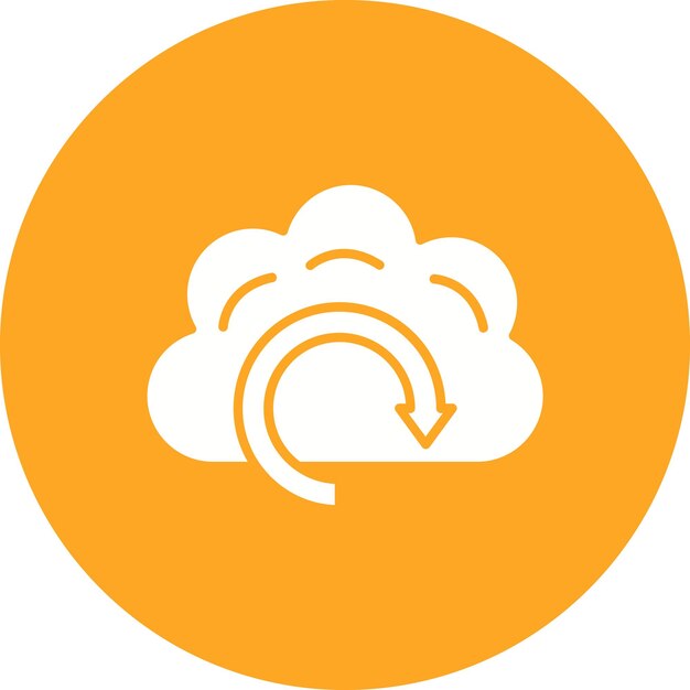 Imagen vectorial de icono de respaldo Se puede utilizar para Productividad