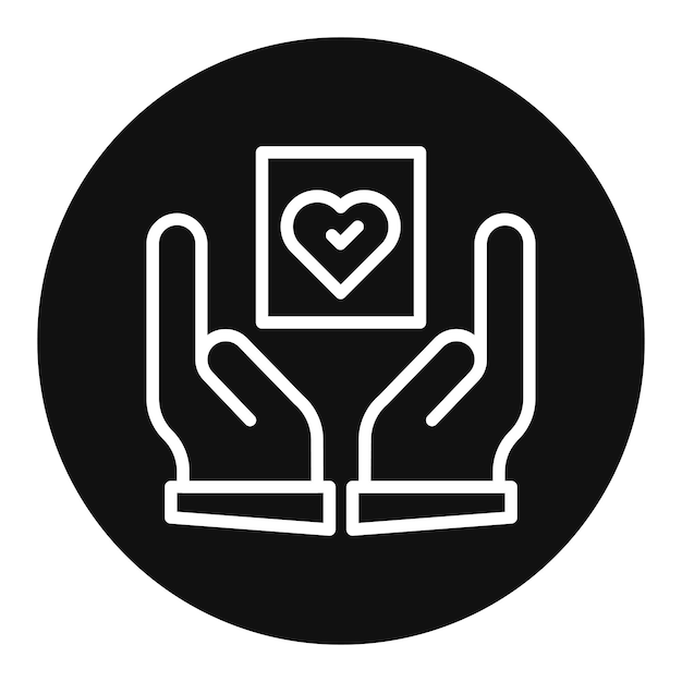 Imagen vectorial del icono de respeto Se puede utilizar para los valores básicos