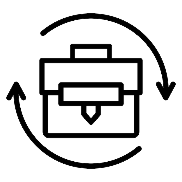 Imagen vectorial del icono de restauración Puede utilizarse para la interrupción del negocio