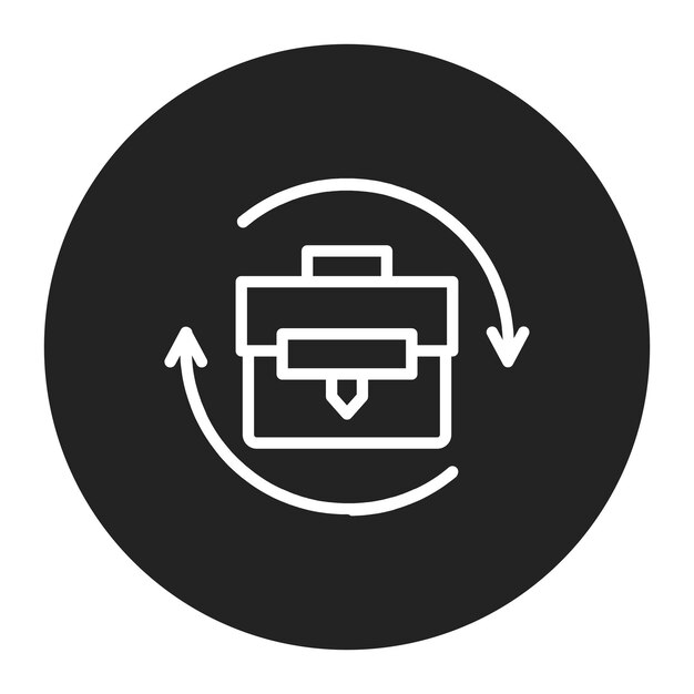 Imagen vectorial del icono de restauración Puede utilizarse para la interrupción del negocio