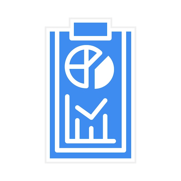 Imagen vectorial del icono de los resultados Se puede utilizar para reuniones de negocios
