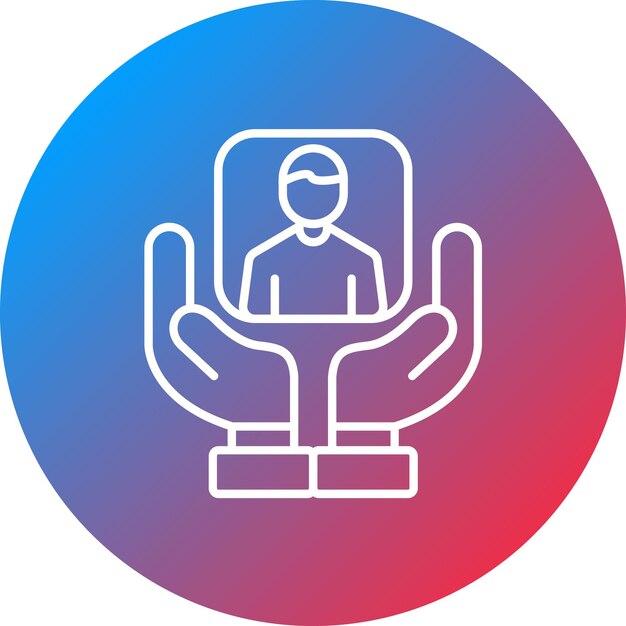 Imagen vectorial del icono de retención de clientes Se puede utilizar para la gestión empresarial
