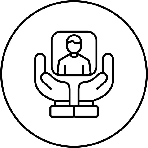 Imagen vectorial del icono de retención de clientes Se puede utilizar para la gestión empresarial