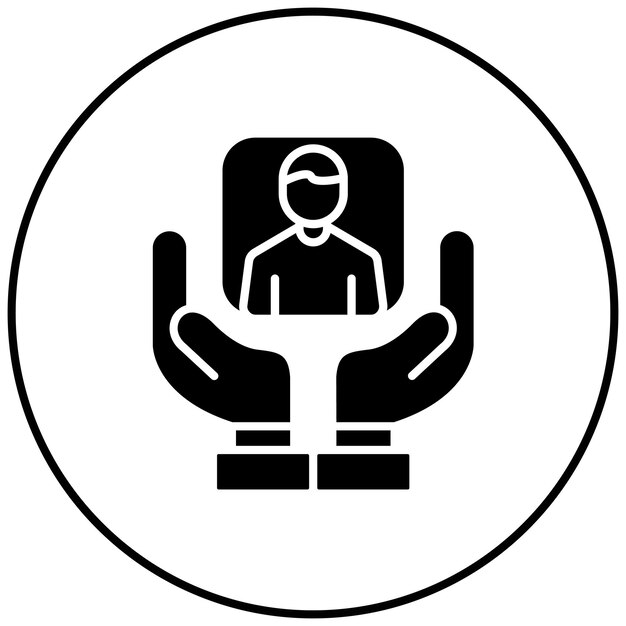 Imagen vectorial del icono de retención de clientes Se puede utilizar para la gestión empresarial