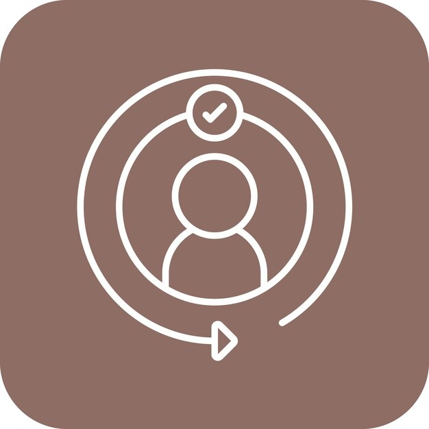 Imagen vectorial del icono de retención de clientes Se puede utilizar para ventas