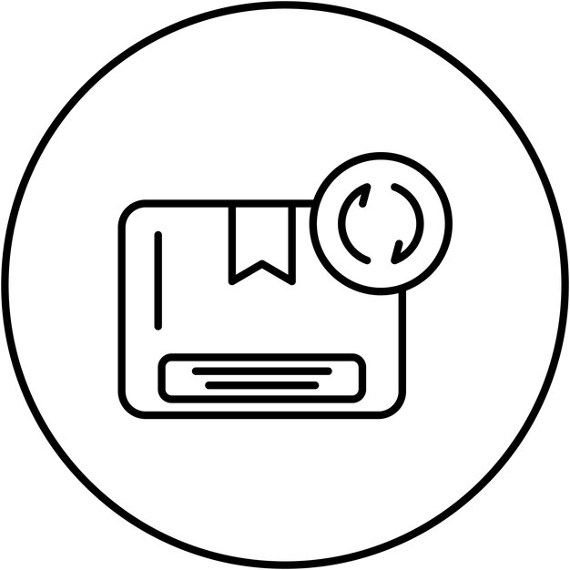 Imagen vectorial de icono de retorno Se puede usar para el lunes cibernético