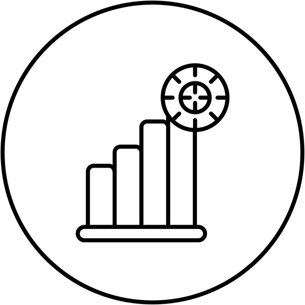 Imagen vectorial del icono de los retos Se puede utilizar para ventas