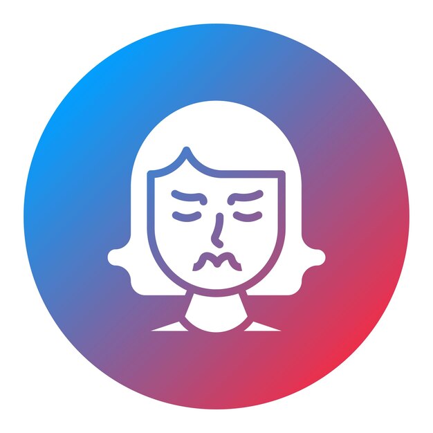 Imagen vectorial de icono de retrato Se puede usar para Museo