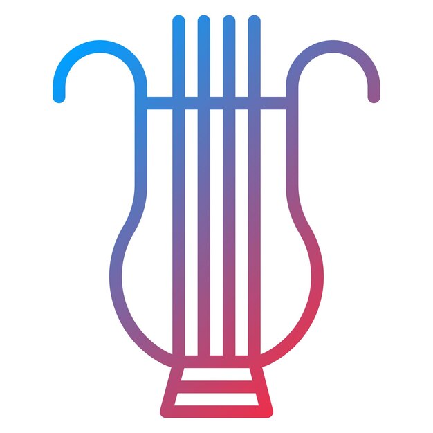 La imagen vectorial del icono retro se puede utilizar para el instrumento