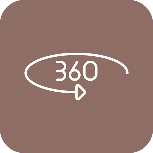 Imagen vectorial de icono de retroalimentación de 360 grados Puede utilizarse para Recursos Humanos