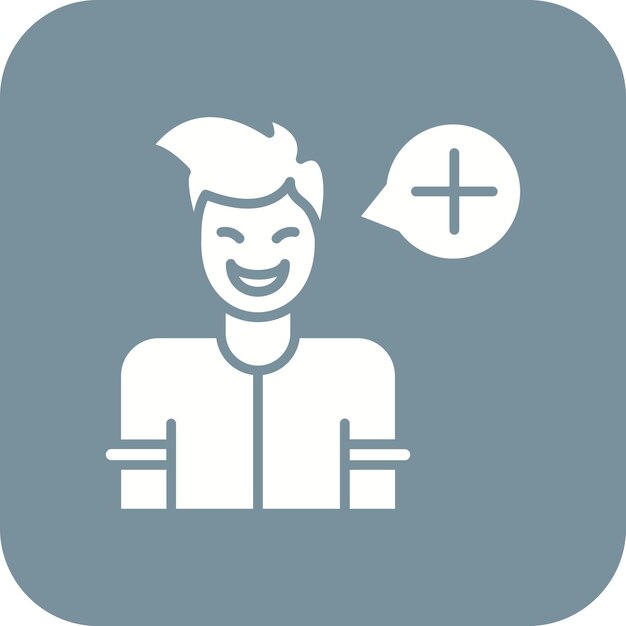 Imagen vectorial del icono de retroalimentación positiva Se puede utilizar para la retroalimentación del cliente