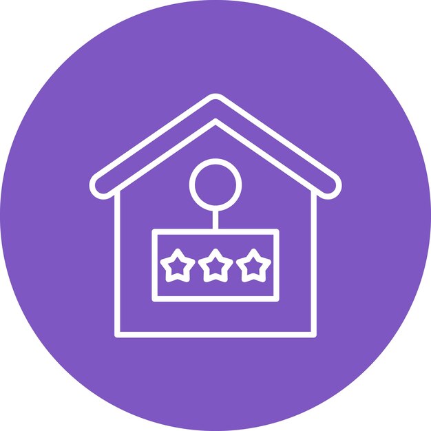 Imagen vectorial del icono de retroalimentación de la propiedad Se puede utilizar para bienes raíces
