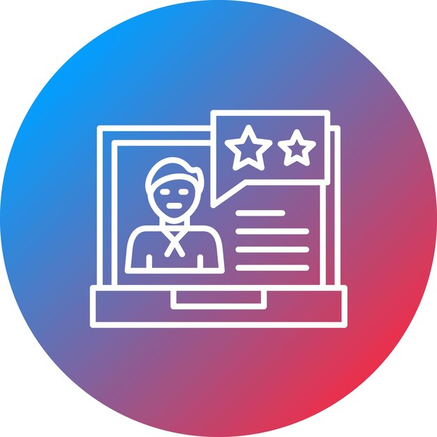 Imagen vectorial del icono de retroalimentación Se puede utilizar para comunicaciones