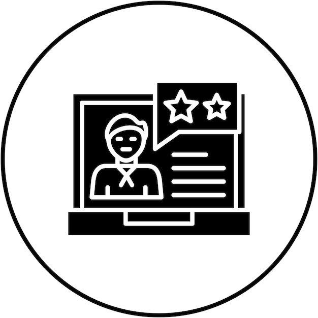 Imagen vectorial del icono de retroalimentación Se puede utilizar para comunicaciones